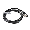 Uonecn Camera Cable Right Angle Hirose 6 Pin Female to Open End 1 Meter, Right-Angle A Type(Thin)