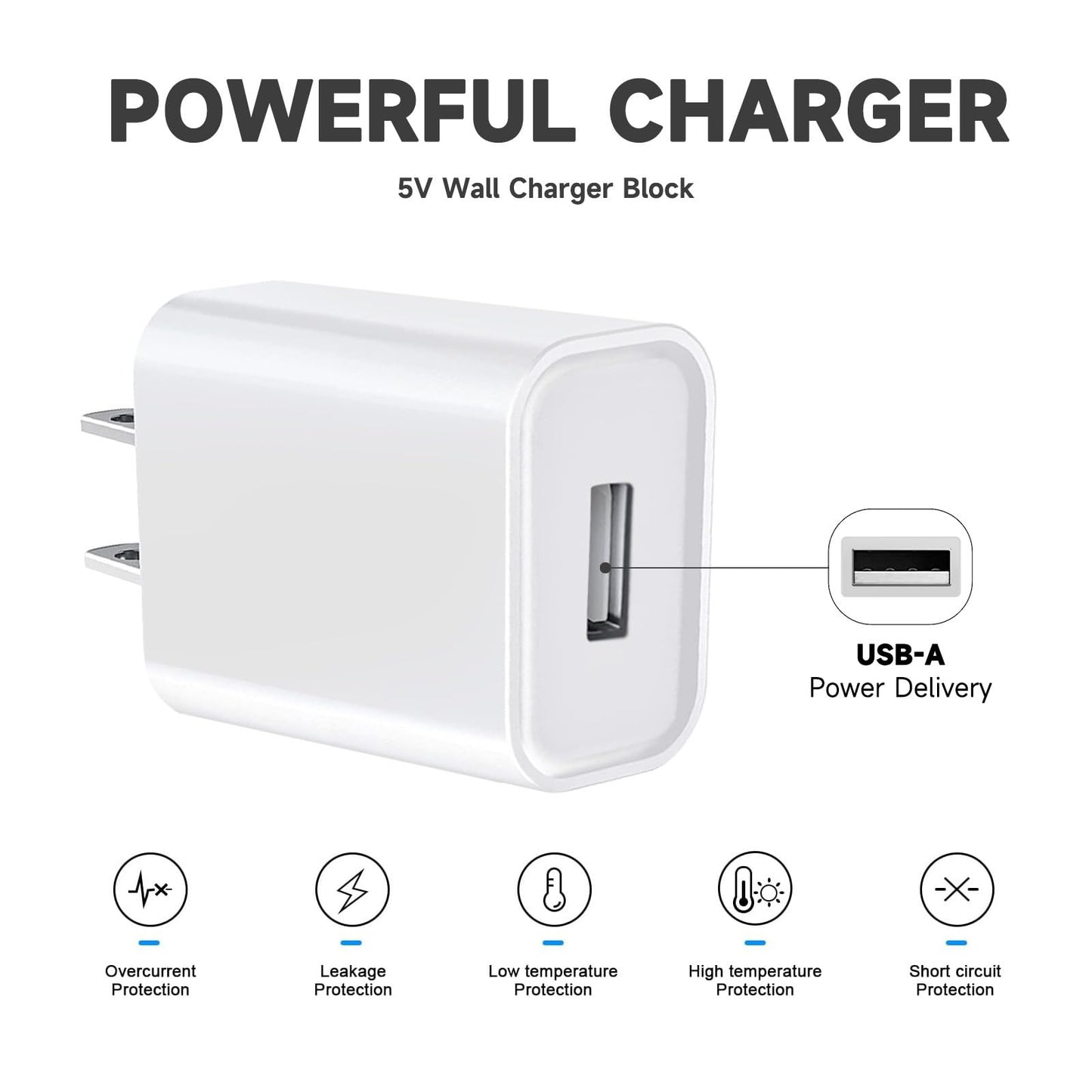FTUINL 5V Wall Fast Charger for UE Ultimate Ears Power Up Charging Dock, Boom 3 Speakers, MEGABOOM 3, Blast, MEGABLAST, Wonderboom, Roll USB Charge