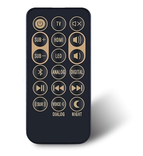 Replacement Remote Control for Klipsch Soundbar RSB-3 RSB-8 RSB-6 R4B R-4B RSB-11 RSB-14 Sound Bar