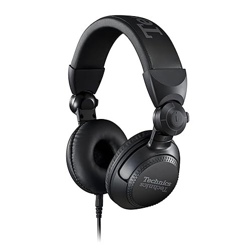 Technics Professional DJ Headphones with 40mm CCAW Voice Coil Drivers, 270° Swivel Housing and Locking Detachable Cord; Lightweight, Foldable High…
