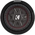 Kicker 8 Inch Dual 600 Watt CompRT 2 Ohm Shallow Slim Car Subwoofer | 43CWRT82