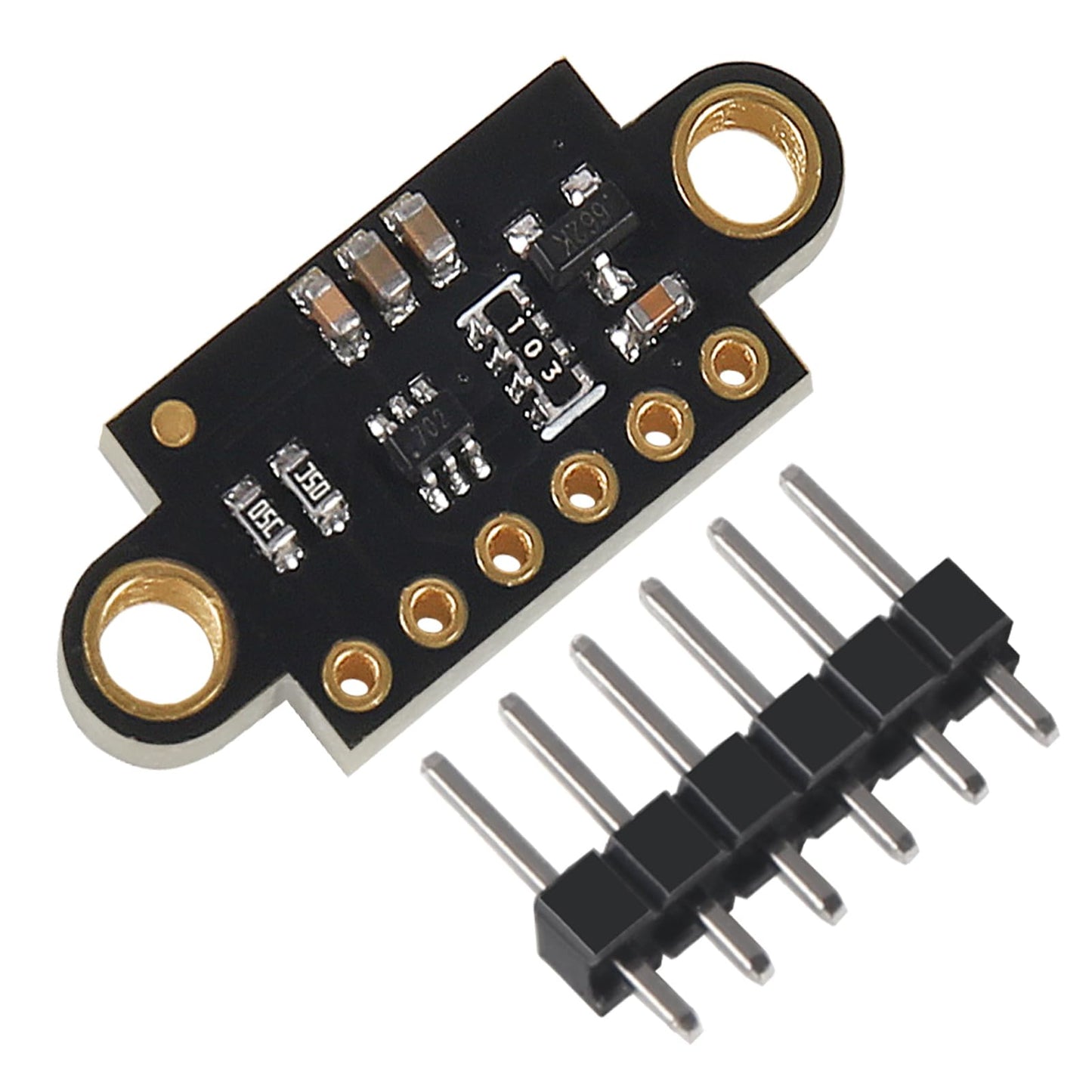 3Pcs VL53L0X Time-of-Flight Ranging Sensor Distance Sensor VL53L0X Flight Distance Measurement Module for Arduino(Pack of 3,Black)