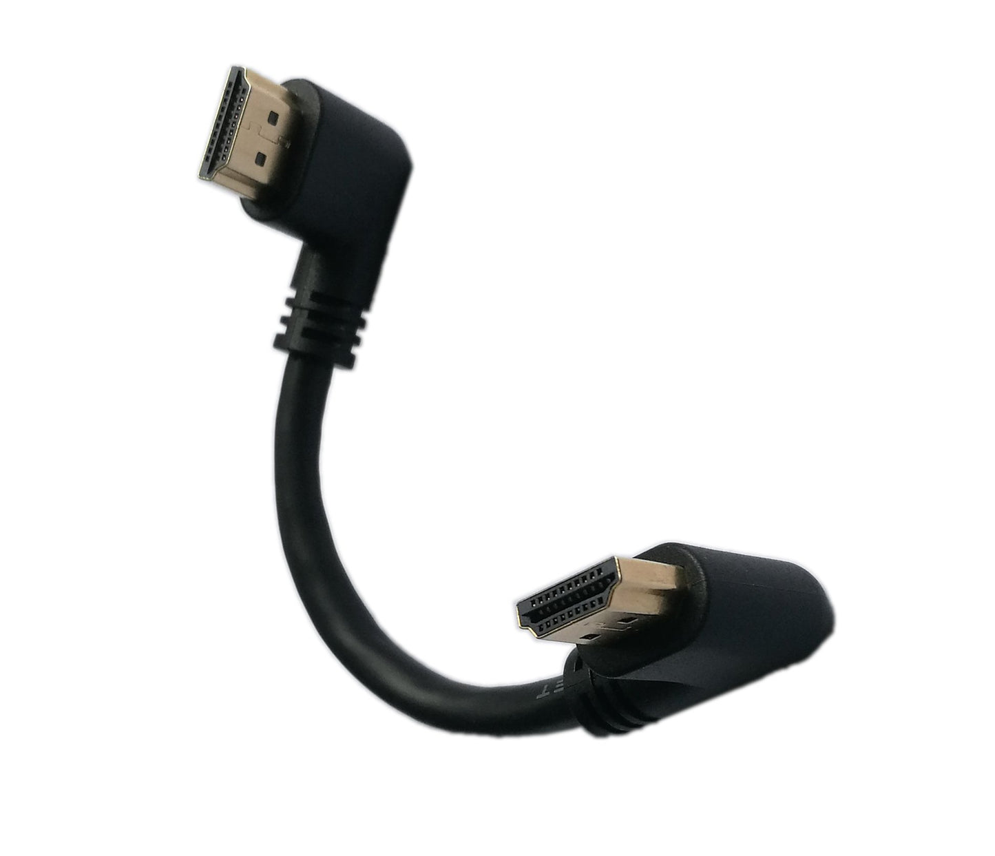 zdyCGTime 5 Inch HDMI Right Angle 90 Degree Vertical Right Cable -Supports 4K@60Hz, High Speed, HDMI 2.0 Ready - UHD, Ethernet & Audio Return - Video