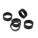 ONLYKXY 200 Pieces Silicone Cable Ties, Data Lines Silicone Cord Ties, Reusable Rubber Rings, Power Cable Tie Straps, Elasticity Coil Ring, Rubber