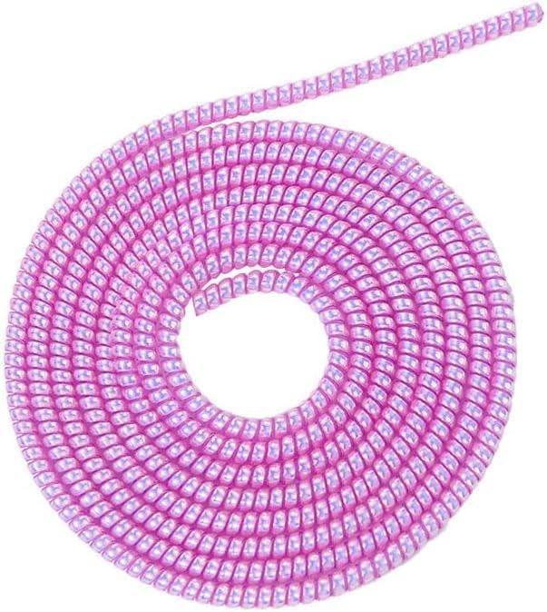 Cable Protector, 1.4M Spiral Data Cable Protective Sleeve, Flexible Cable Wire Protector, Cable Sleeves for Phone Charge Cable, USB Data Cable