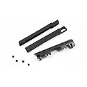 BestParts Hard Drive Caddy Cover + 7mm Isolation Rubber Rails Replacement for Dell Latitude E6540