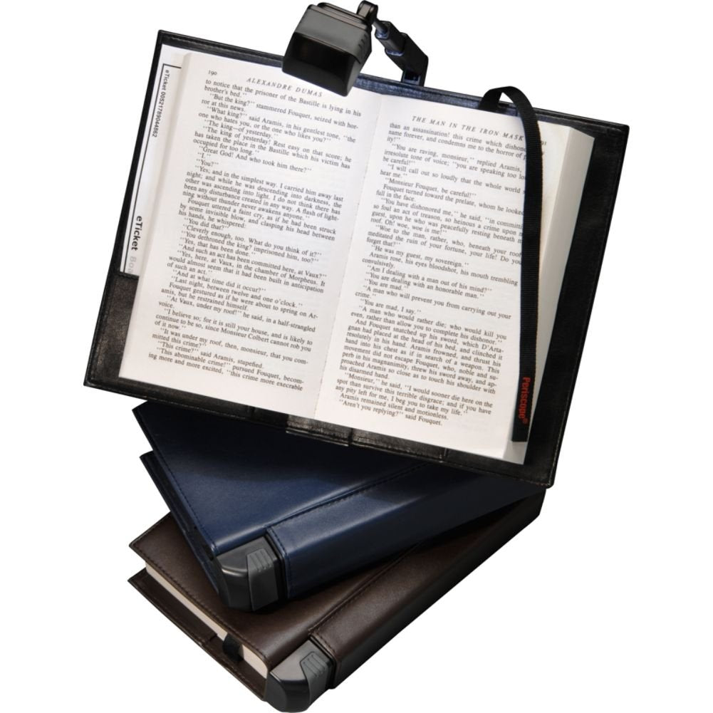 Periscope Paperback Booklight in a Book Cover (Black)