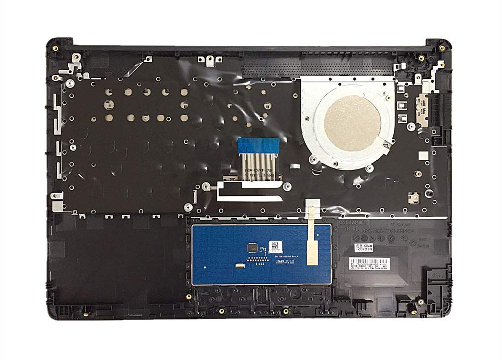 Replacement for HP 14-cm 14T-CM 14Z-CM 14-CK 14-ck 14-cm 14-dg 14q-cs 14q-cy Laptop Upper Case Palmrest Keyboard Assembly Part L23241-001 L23491-001