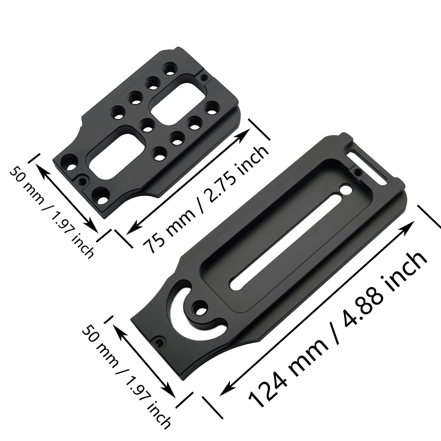 SYCZIOHU DSLR Camera L Bracket Quick Release Plate Vertical Horizontal Switching L Tripod Quick Release Plate Suitable for Most Cameras or DSLR