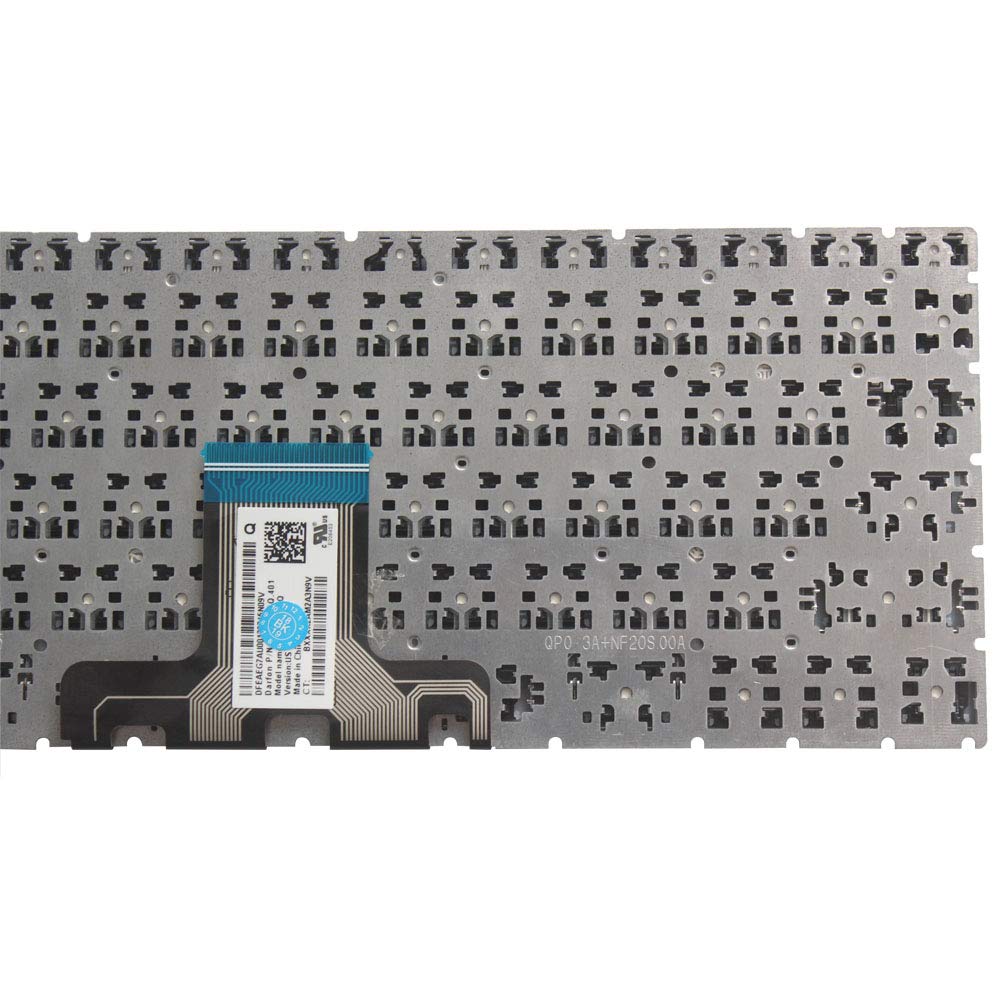 New Laptop Replacement Keyboard Fit HP Pavilion 14-CE 14-CE0064ST 14-CE0068ST 14-CE0008CA US Layout (Golden No Backlight)