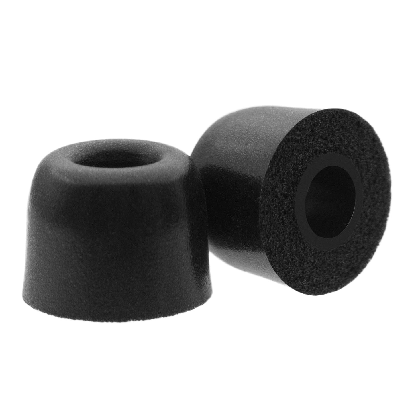 Klowcok Memory Foam Replacement IEM Eartips for KZ ZS10 Pro X ZSN, Ultimate Comfort, Secure Fit, 3 Pairs Black (Large)