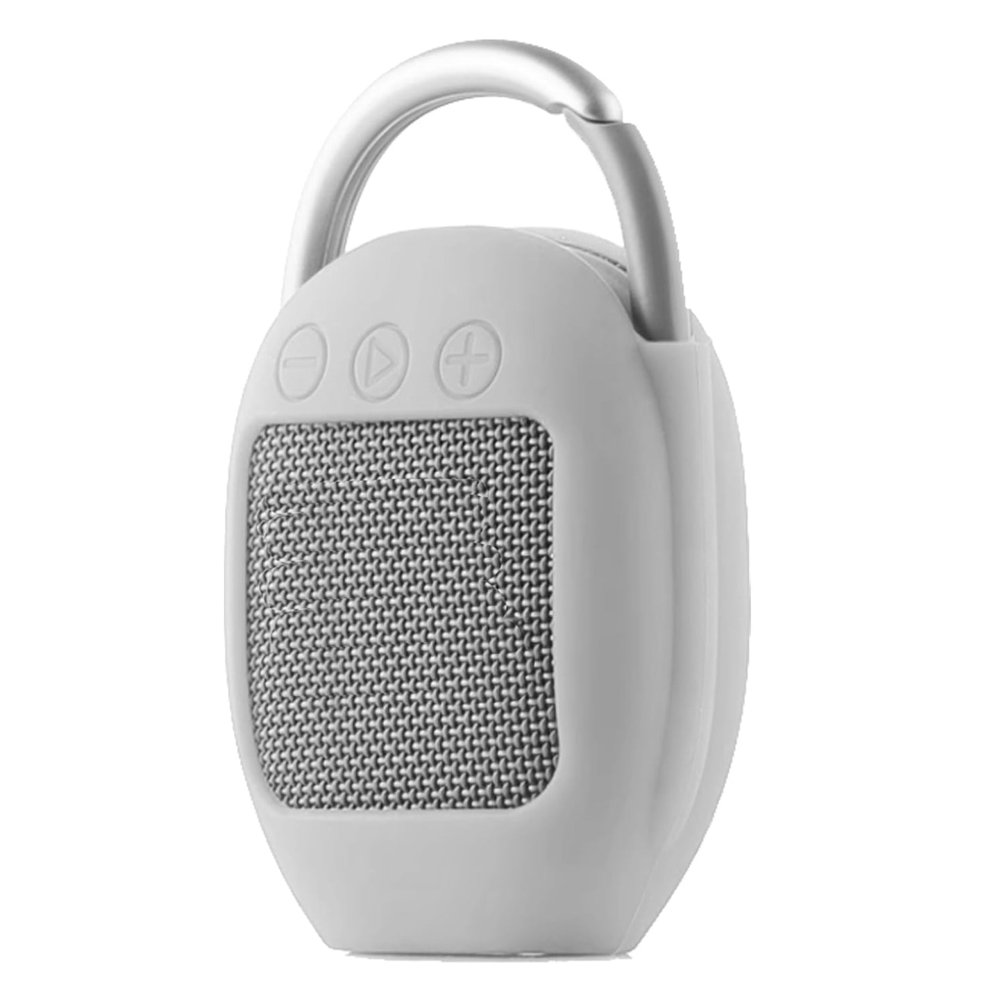 NSHOLSTAME Silicone Cover Case Compatible with JBL Clip 4 Portable Bluetooth Wireless Speaker?Protective Travel Case for JBL Clip 4 (Grey)