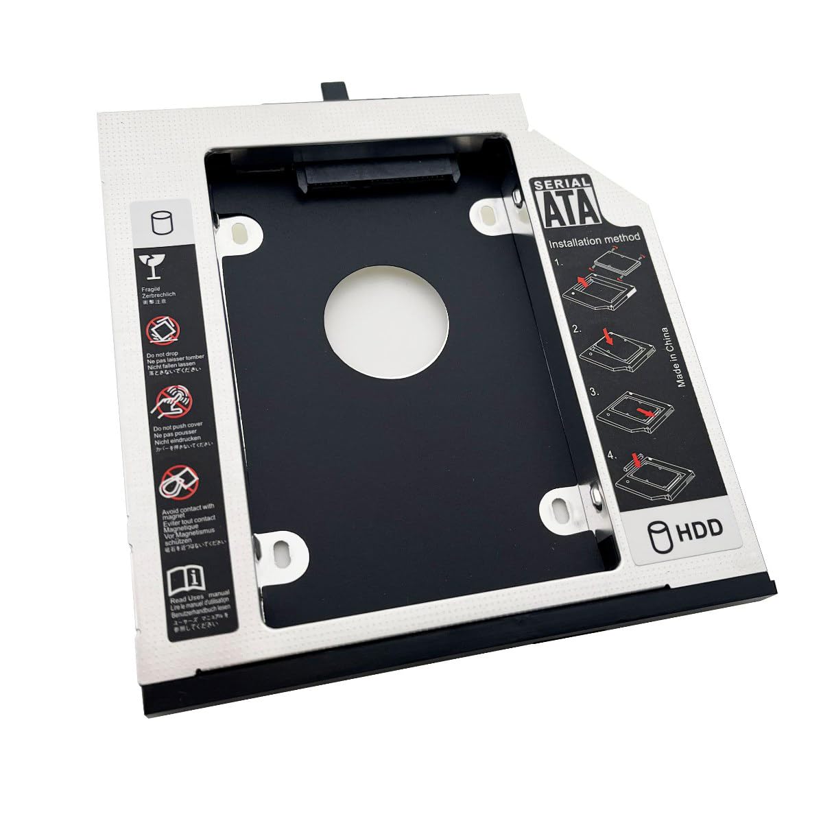DY-tech 2nd HDD SSD Hard Drive Caddy for Lenovo Thinkpad R400 R500 T420 T430 T510 T510i T520i T530i W510 W700 W700ds W701 W701ds