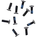 YesNOPart 10X M2.5 x 7.0mm Phillips Flat-Head Screws kit w/Nickel Replacement for Dell HP ASUS Lenovo Acer Laptop, Bottom Cases, LCD Bezel