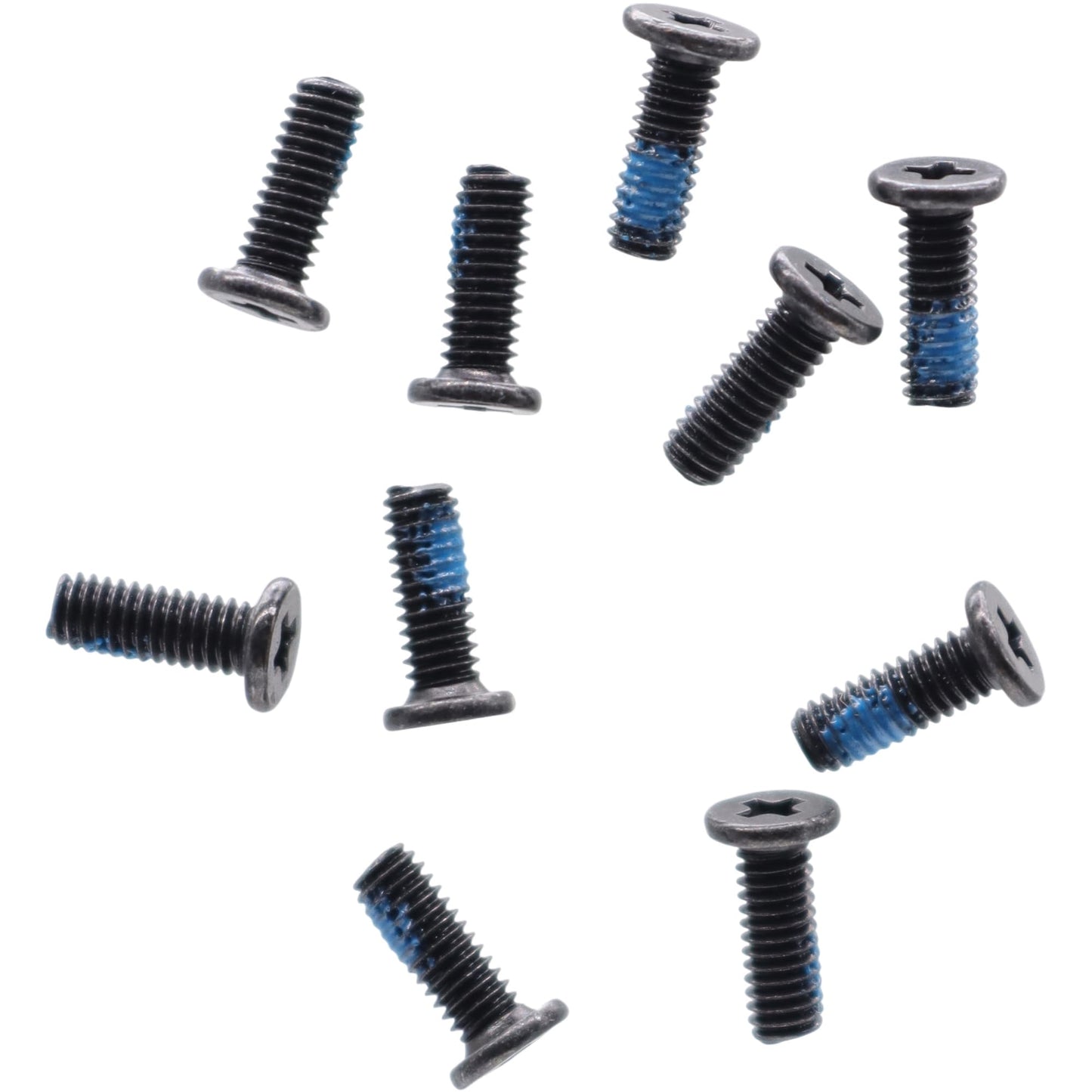 YesNOPart 10X M2.5 x 7.0mm Phillips Flat-Head Screws kit w/Nickel Replacement for Dell HP ASUS Lenovo Acer Laptop, Bottom Cases, LCD Bezel