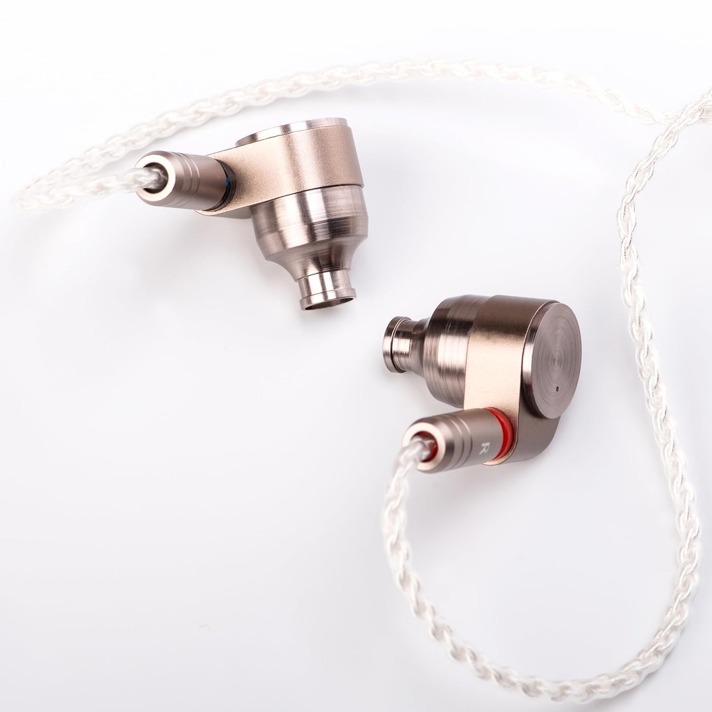 TINHIFI T2 Dual Dynamic Driver IEM HiFi Wired Earbuds Strong Bass Balanced Sound CNC Aluminum Shell Detachable 0.78mm 2-Pin Silver Plated Cable