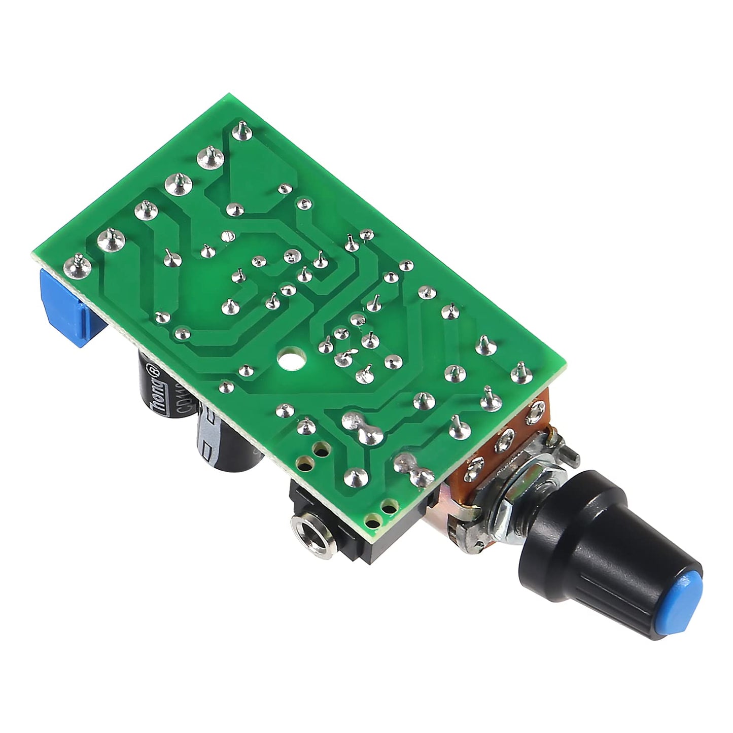 QCCAN 4pcs TDA2822M Audio Amplifier Board 2.0 Channel Stereo AMP Mini AUX Audio Amplifier Module DC1.8-12V