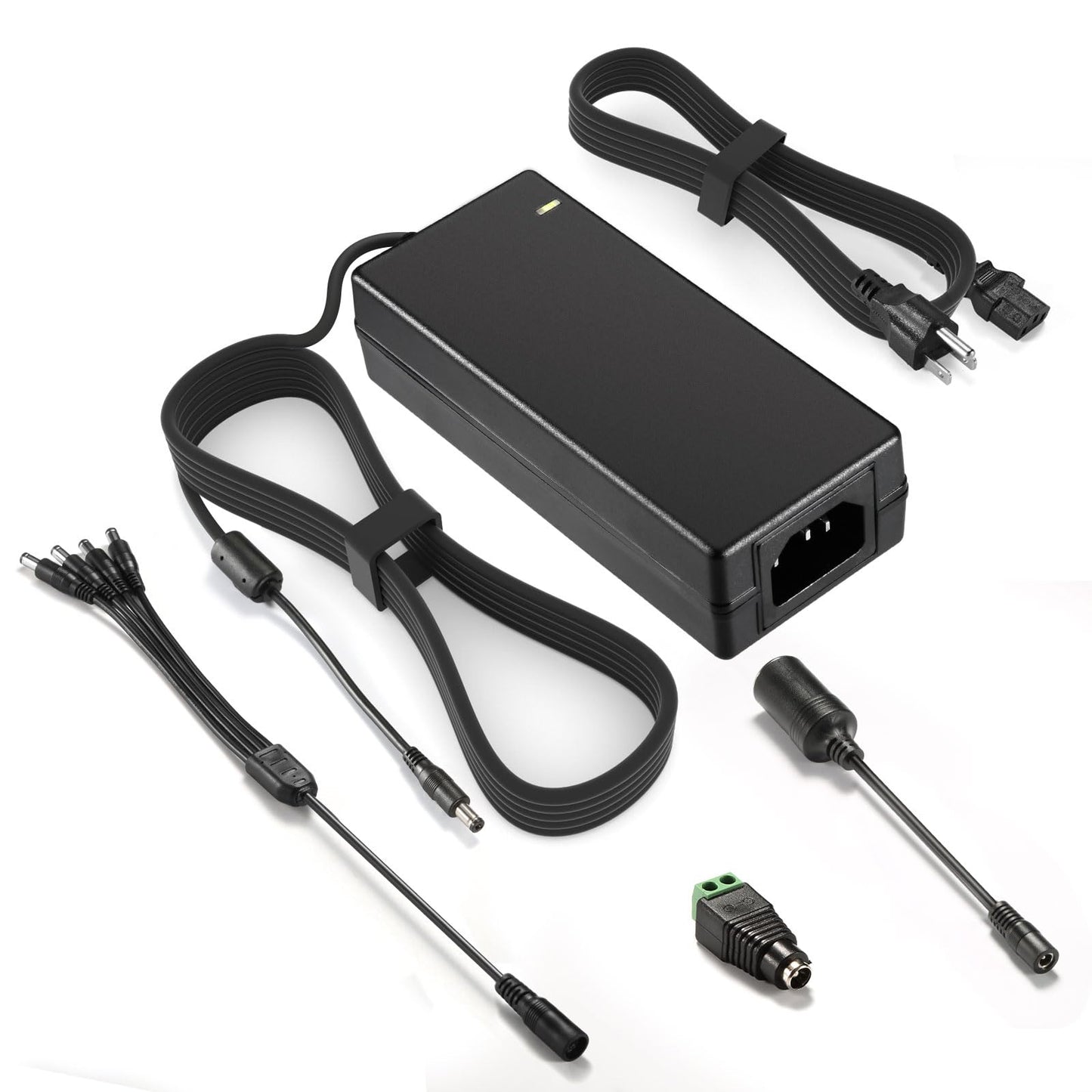 12V 60W 5A Power Adapter is Suitable for LCD Monitors, LED Drivers, Audio amplifiers, Computer Projects, Car Cigarette Lighter Socket, Car…