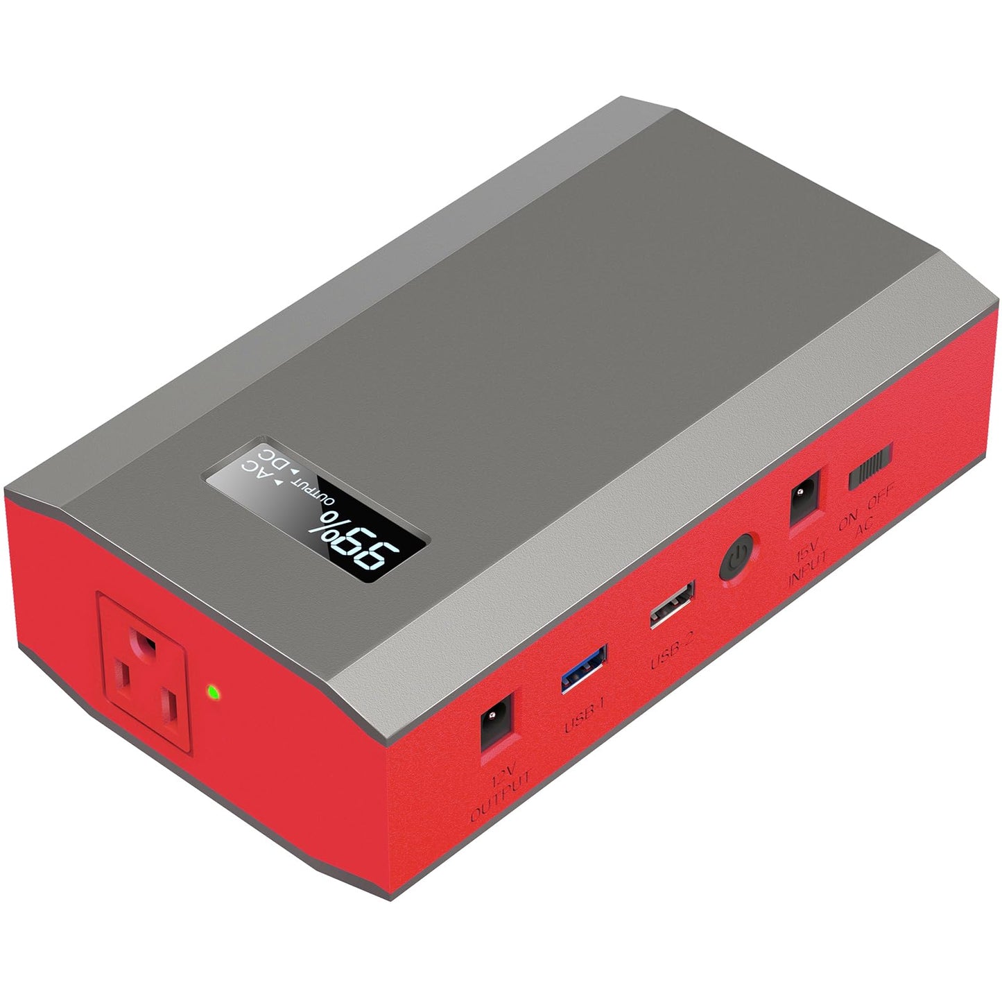 ZeroKor Portable Power Bank with AC Outlet, 65W External Battery Power Pack Portable Laptop Charger Power Source Backup for Outdoor RV Tent Camping