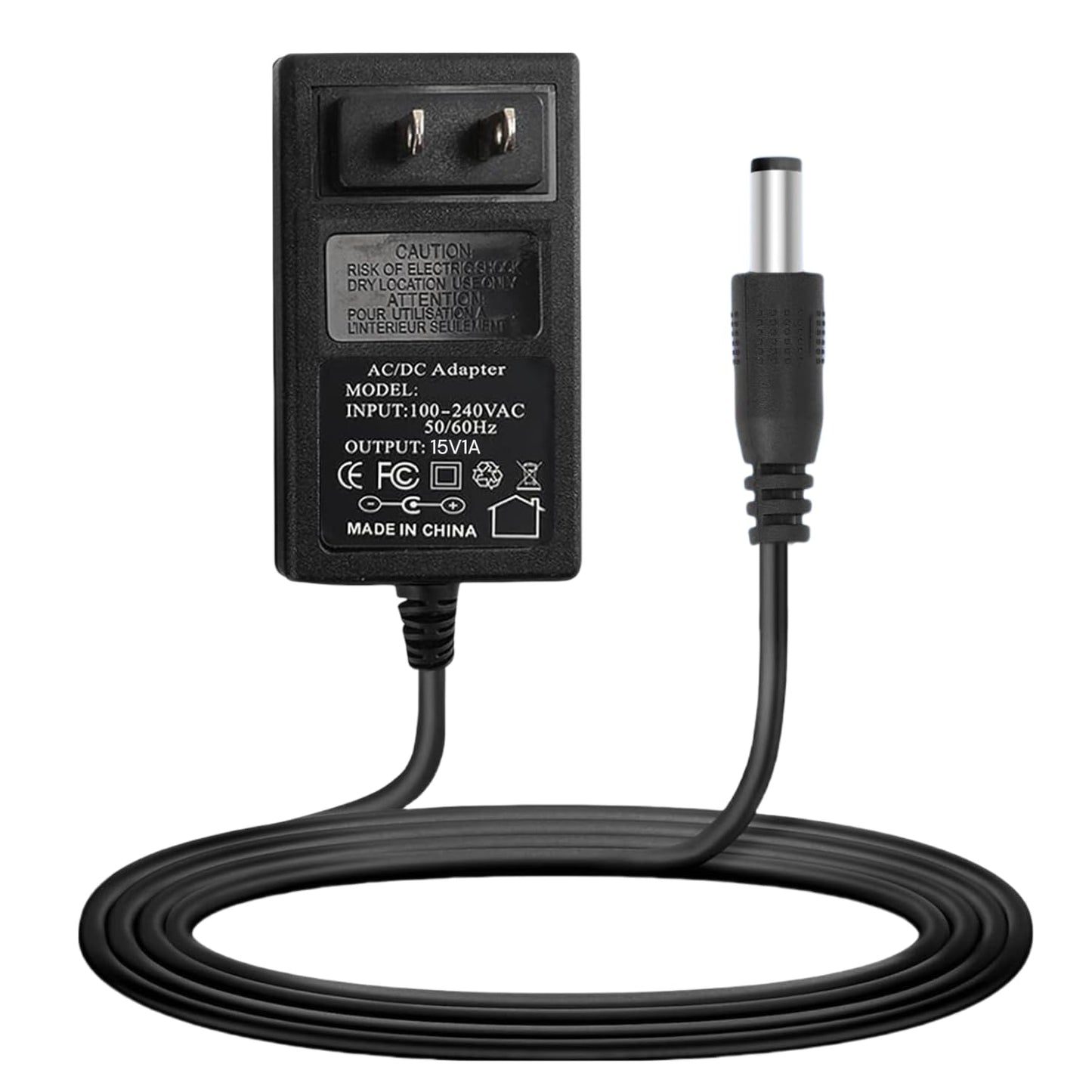 15V 1A DC Power Supply Adapter Charger Cable Compatible with Litter Robot 3,Litter Robot Power Supply, Self-Cleaning Cat Litter Boxes and More…