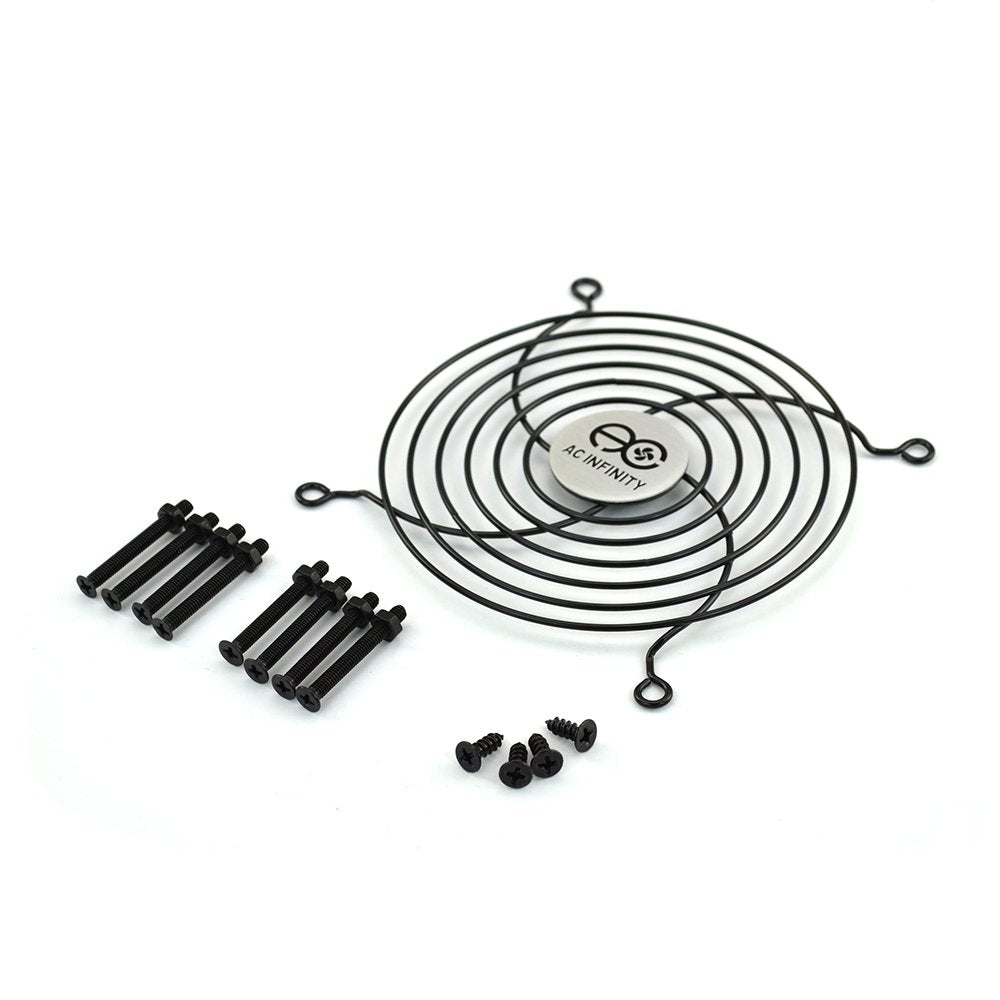 AC Infinity Ventilation Grille, for PC Computer AV Electronic Cabinets, Also mounts one 120mm Fan