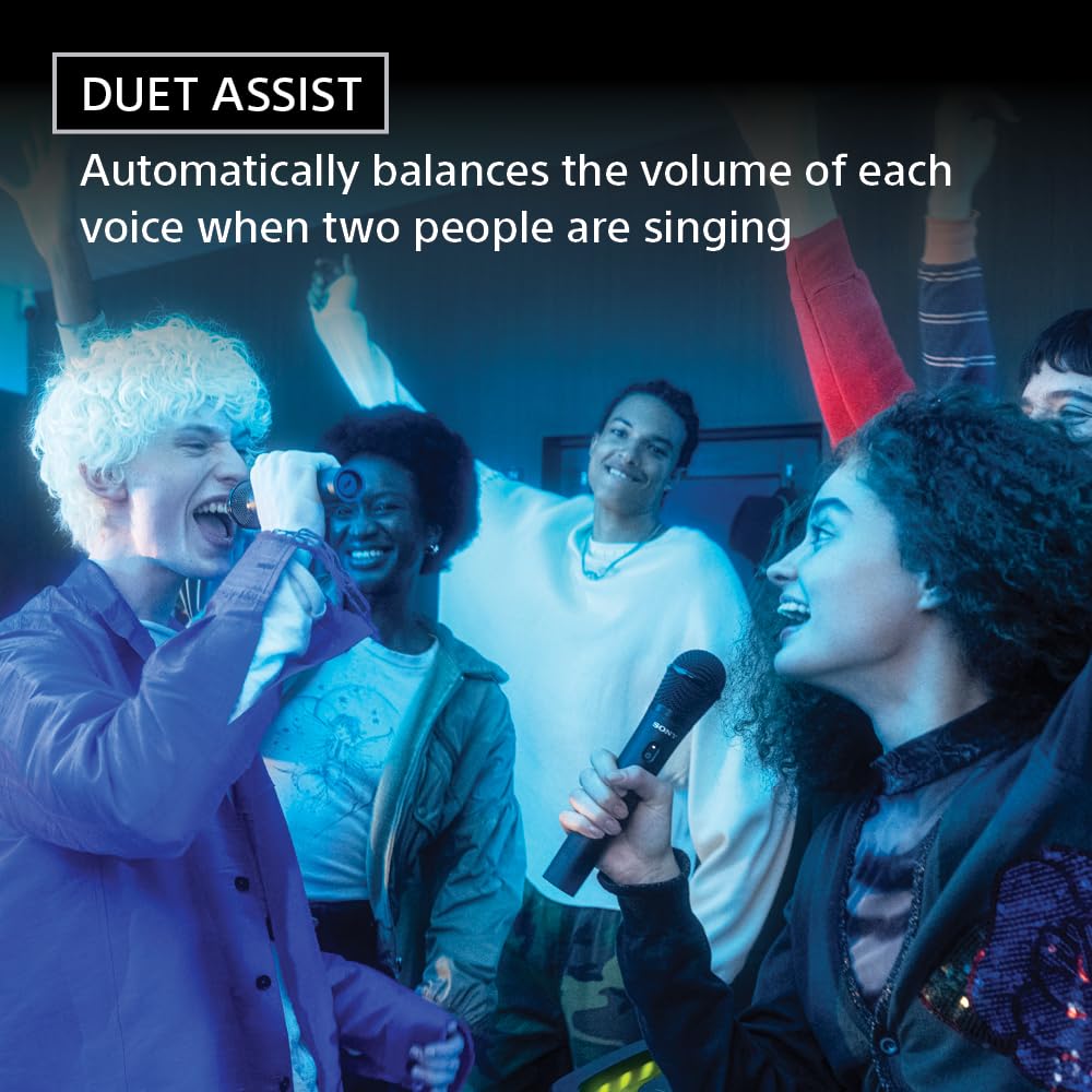 Sony ULT MIC Wireless Microphone for Karaoke with 20 Hour Battery, Includes Two Wireless Mics and Receiver (UOULTMIC1)