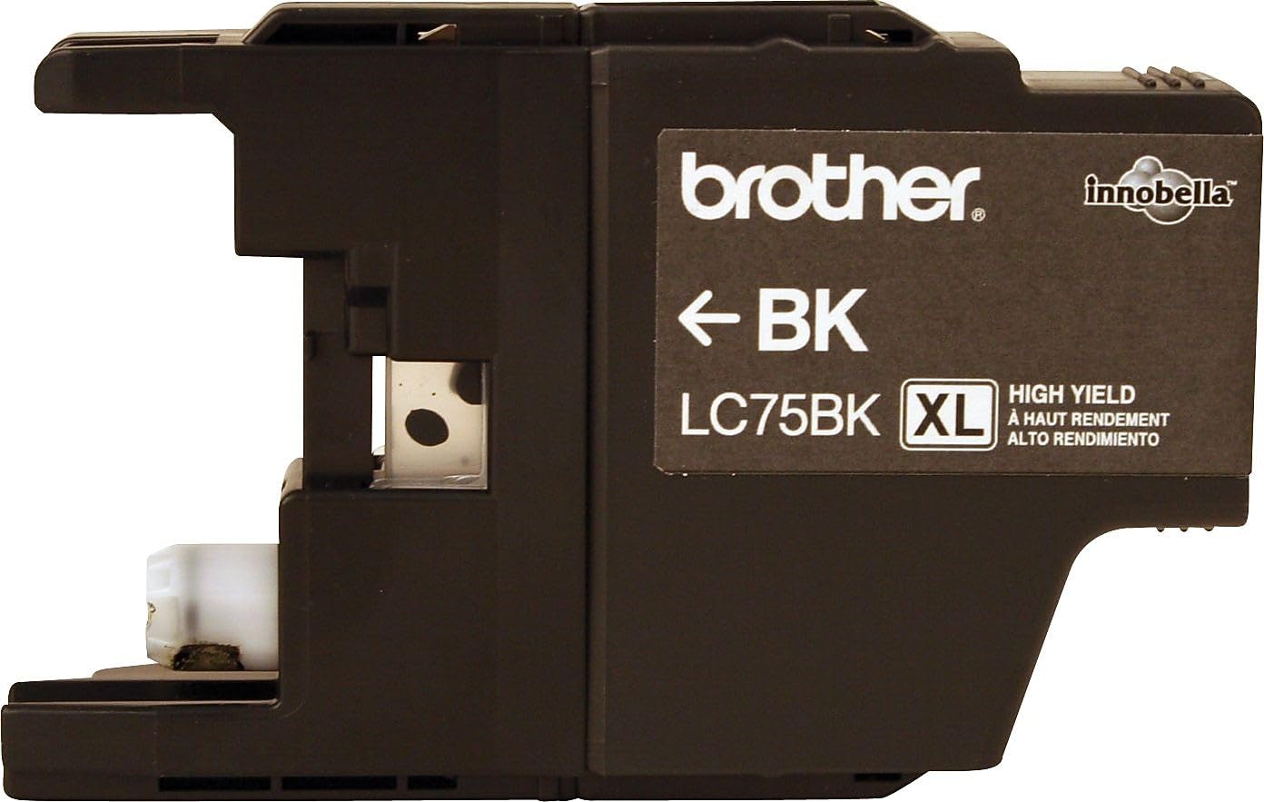 Brother LC 75 High Yield Ink Cartridge (Black) in Retail Packaging