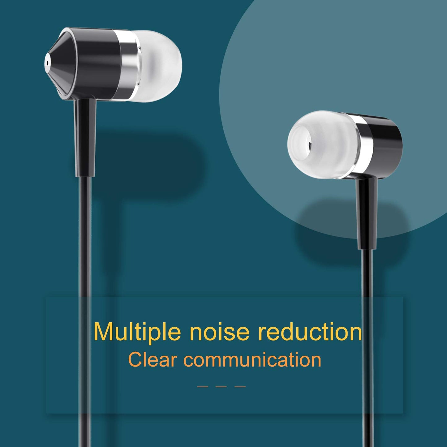 ZXFYE Wired Earbuds Bulk Wired Earphones Mixed Colors 10 Packs Compatible with iPhone Smartphone Computer Laptop MP3 School Classroom 3.5mm