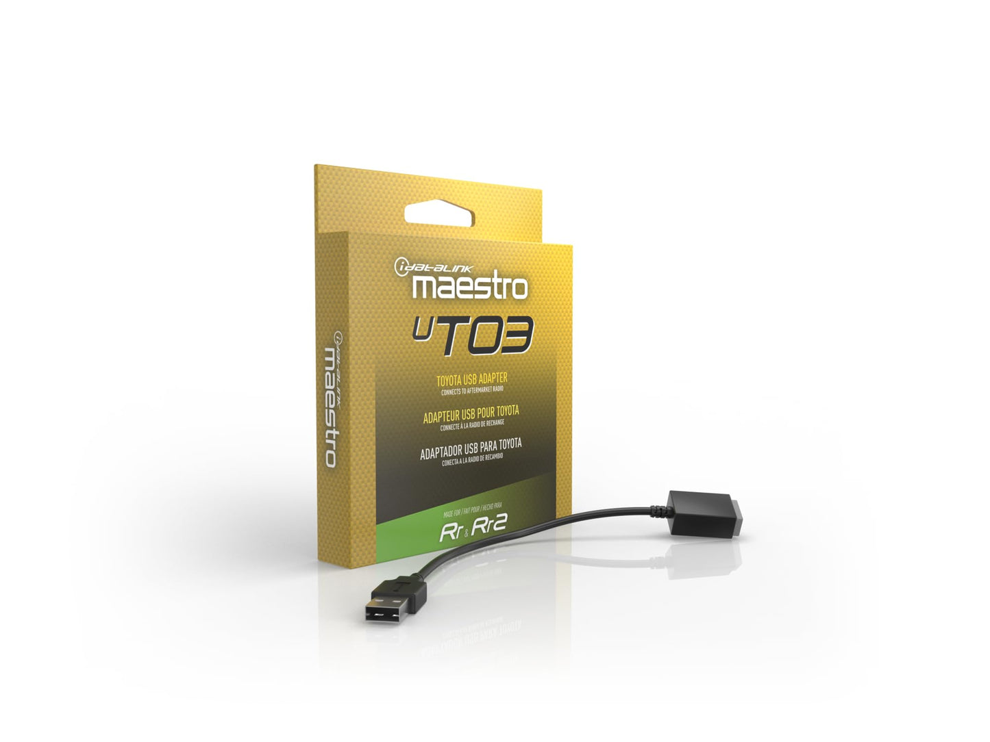 Idatalink Maestro Acc-USB-TO3 UT03 USB-Port Adapter Connects The Factory U S B Port in Select 2018-up Select Compatible Toyota Vehicles to a New car