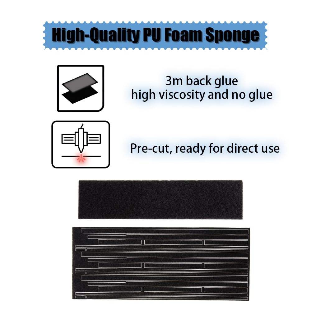 F3 Pre-Cut Self Adhesive Light Seal Foam Sponge Kits Repair for Nikon F3 Camera Accessories (for Nikon F3)