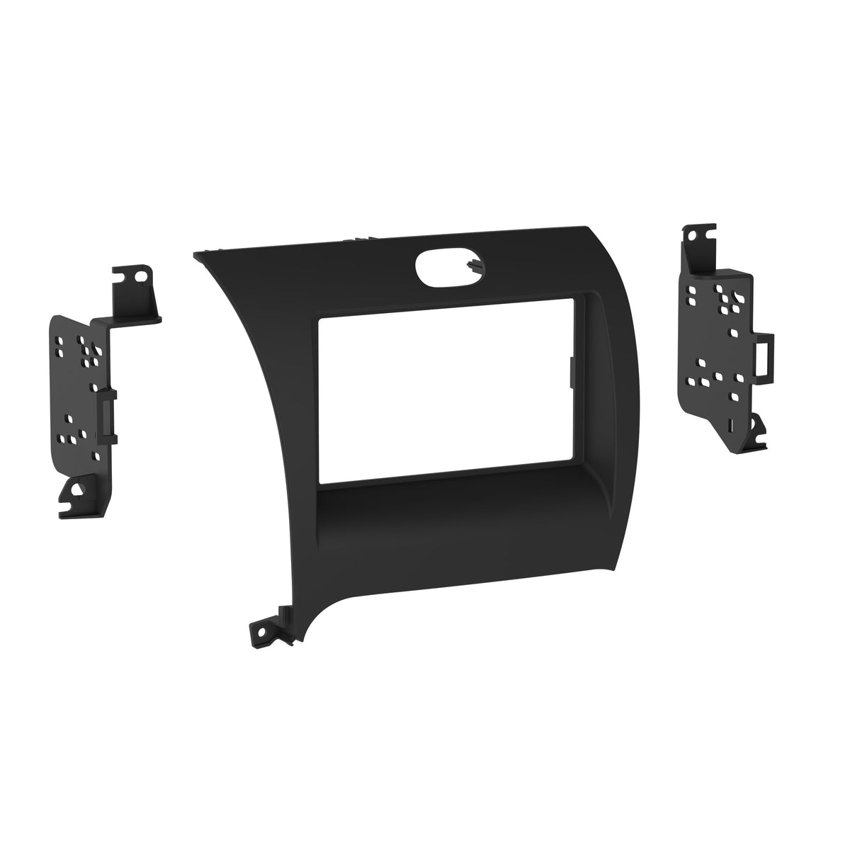 Metra 95-7356B Double DIN Installation Dash Kit for Kia Forte 2014- (Black)