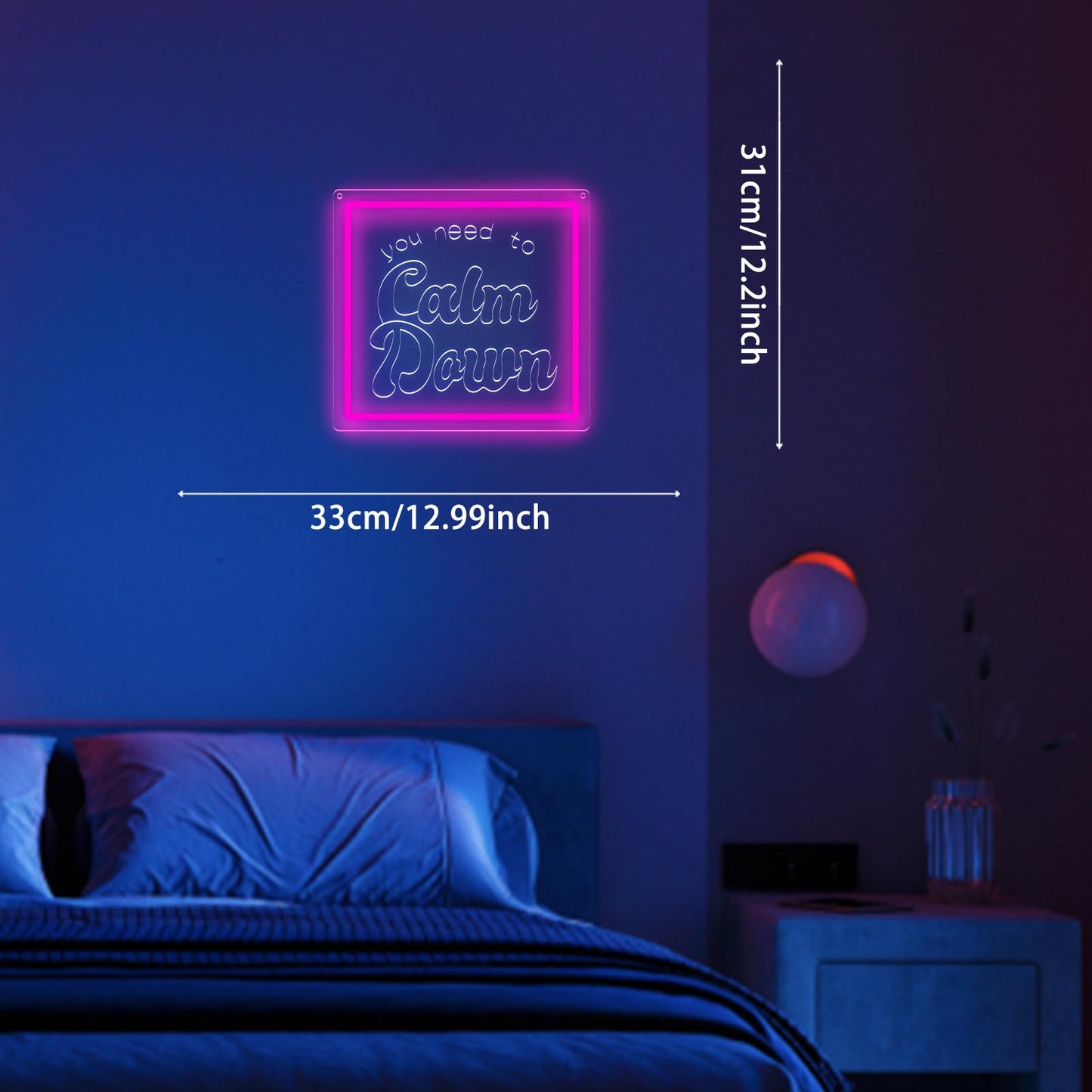 Neonawall Neon Sign for Wall Decor Light Up Letters Business Led Sign Music Party Gifts Led Decorative Night Signs Room Decor Party Signs for Bar