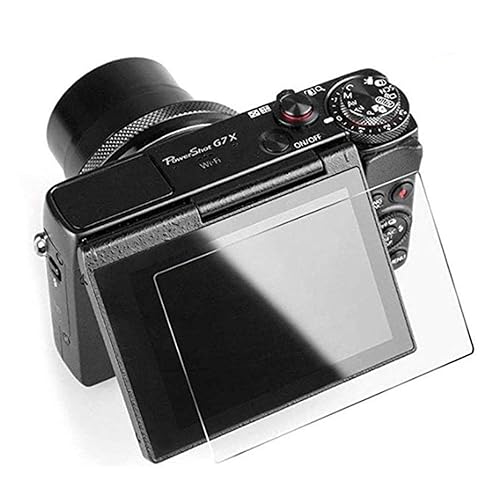 conulog [2-Pack Screen Protector Tempered Glass for Canon G7X Mark III - Ultra Thin Screen Protective Film For Camera Canon G7 X Mark iii G9X Mark II