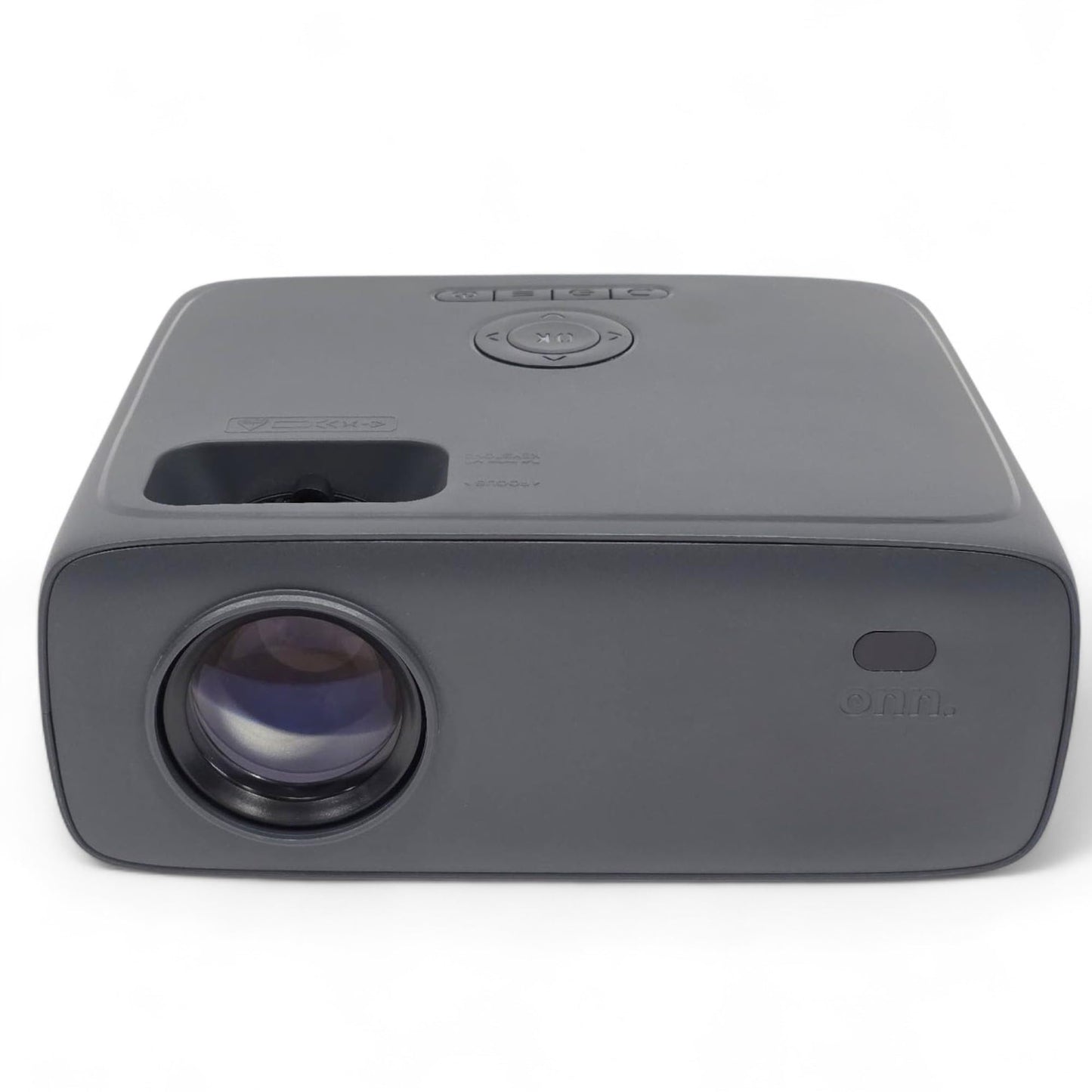 Onn. HD 1080p LCD Home Theater Projector, Streaming Ready, 6' HDMI Cable, 5 Watt Speaker, Remote, 32" - 210" image size, Supports HDMI/USB/MicroSD/AV