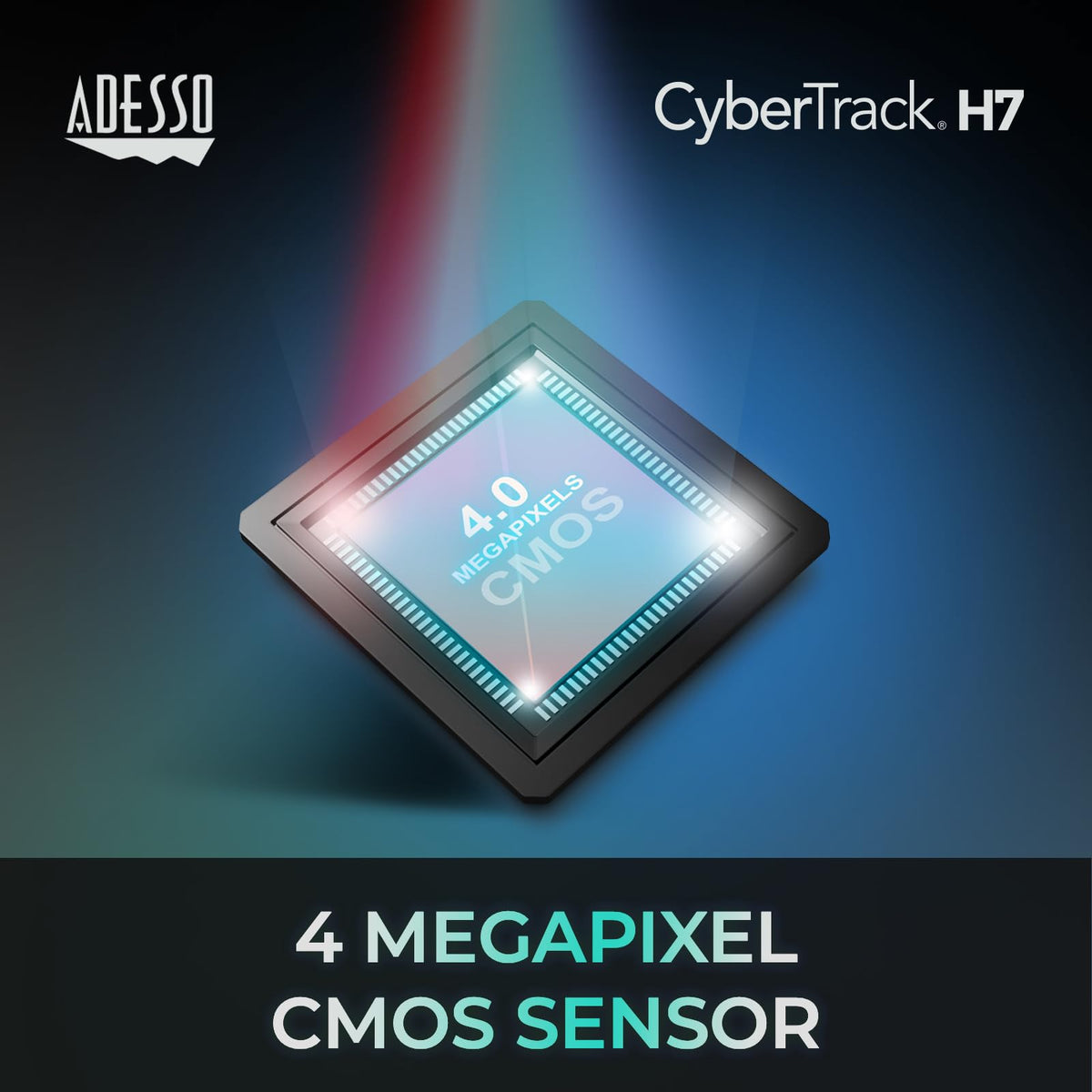 Adesso CyberTrack H7 2K Webcam with Microphone Autofocus