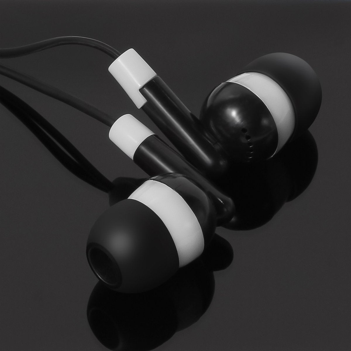 Keewonda Bulk Earbuds Headphones Wholesale KWA-08-W Earphones, 100 Pack Disposable Ear Buds Bulk Individually Wrapped Headphones for School Classroom…