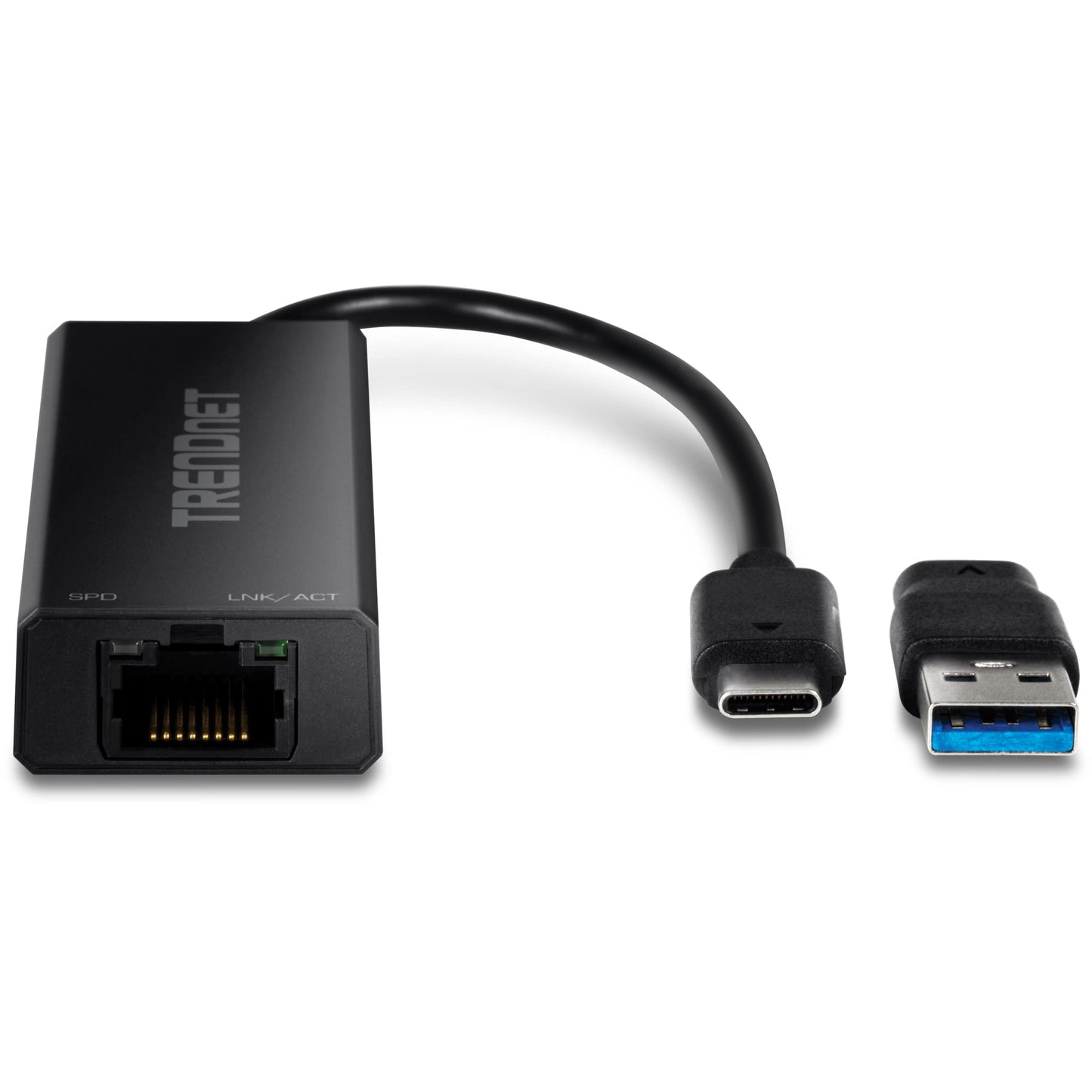 TRENDnet 2.5G USB-C to RJ-45 Ethernet Adapter, Black, TUC-ET2G (Renewed)
