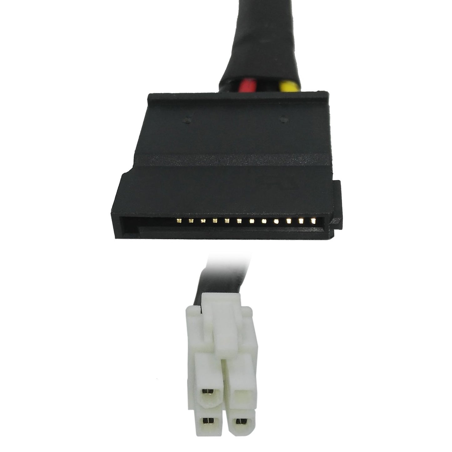 COMeap (3-Pack SATA Power Cable for Lenovo Motherboard, ATX 4 Pin to SATA Hard Drive HDD Power Adapter Extension 12-inch(30cm)