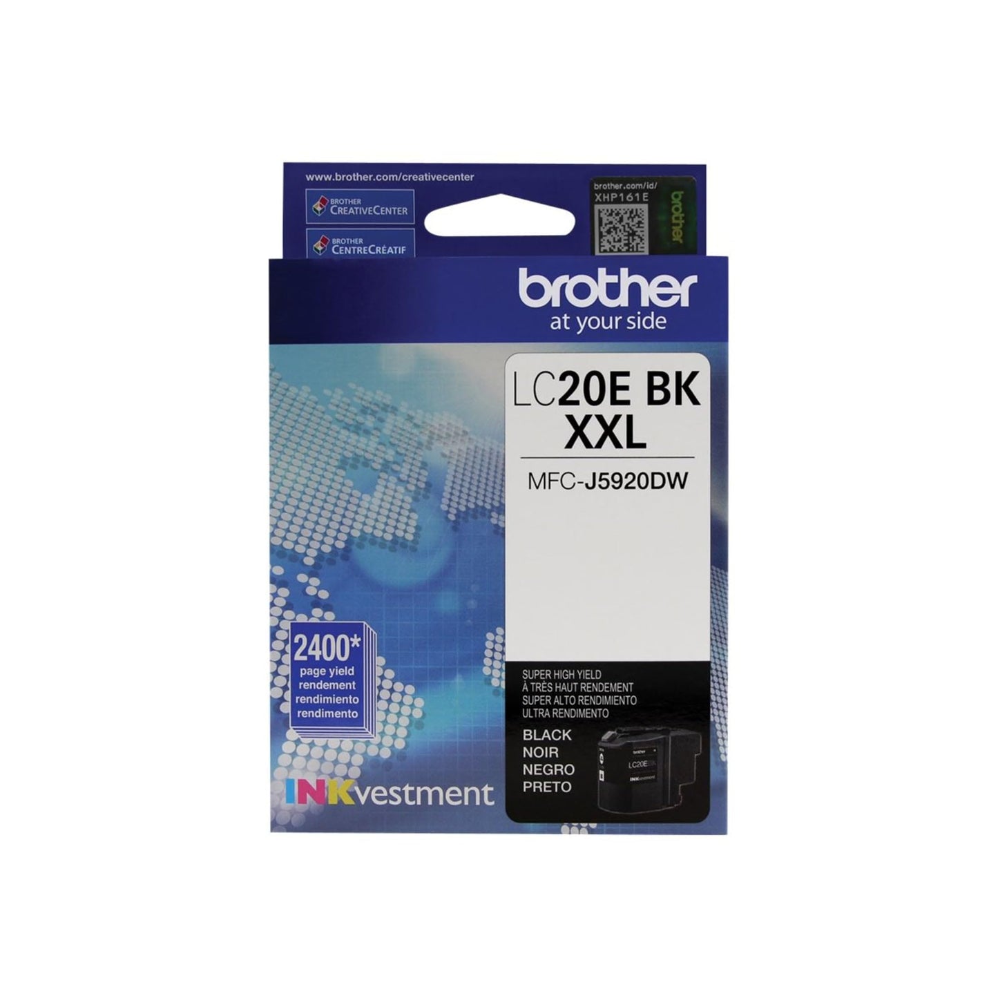 Brother LC20 Black Extra-High-Yield Ink Cartridge, LC20EBKS Environmental Program