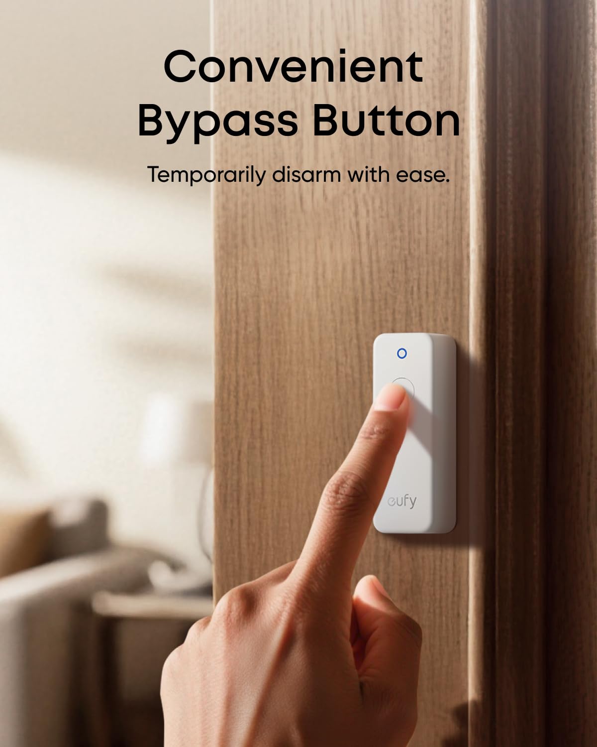 eufy Entry Sensor E20, Dual-Side Detection, Convenient Bypass Button, Extended Battery Life, Long Communication Range, Requires HomeBase 2, 3, Mini