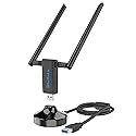 Blueshadow AC1900 USB WiFi Adapter for Gaming - 2.4G/5G Dual Band Wireless Network Adapter for PC Desktop, MU-MIMO WiFi Dongle, USB 3.0, Supports