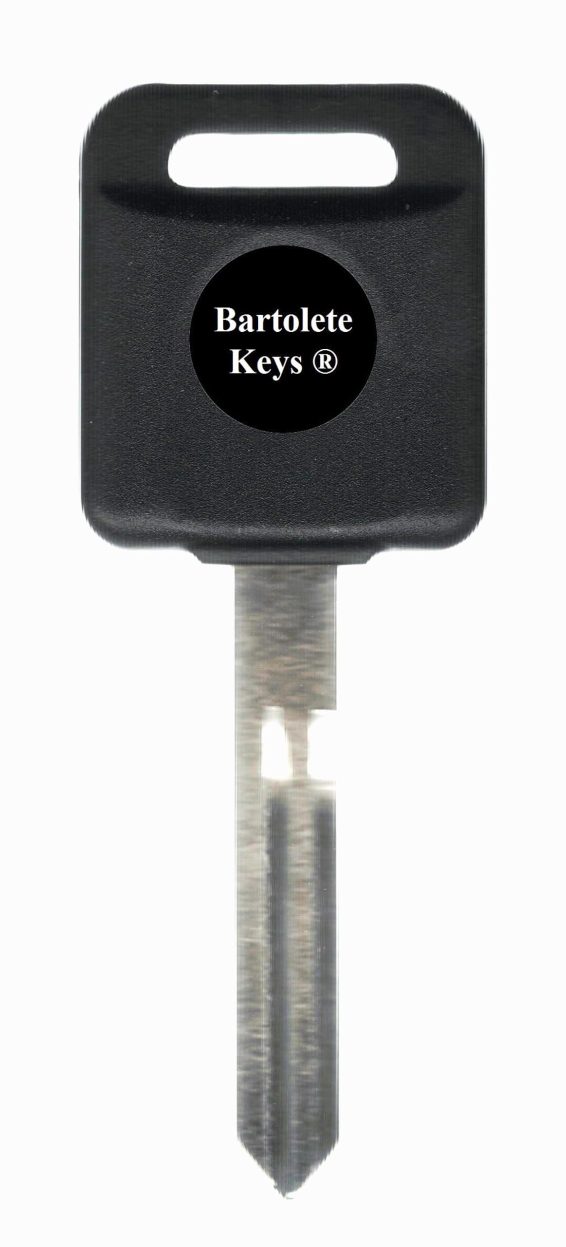 Bartolete Keys Replacement/Compatible with Transponder Key Blank Fits 2009 2010 2011 2012 Suzuki Equator (Only Models with Regular Ignition)