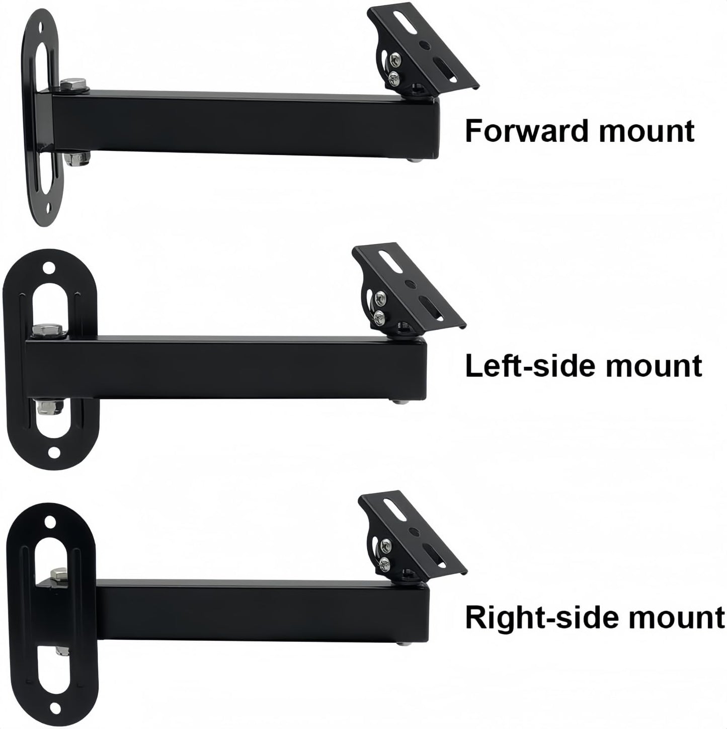 GledeYeTec 20cm Long Wall Corner Mount Bracket Arm, 7.87" Long Arm Bracket 180 Degree Rotatable Projector Wall Mount Stand Bracket for Security CCTV