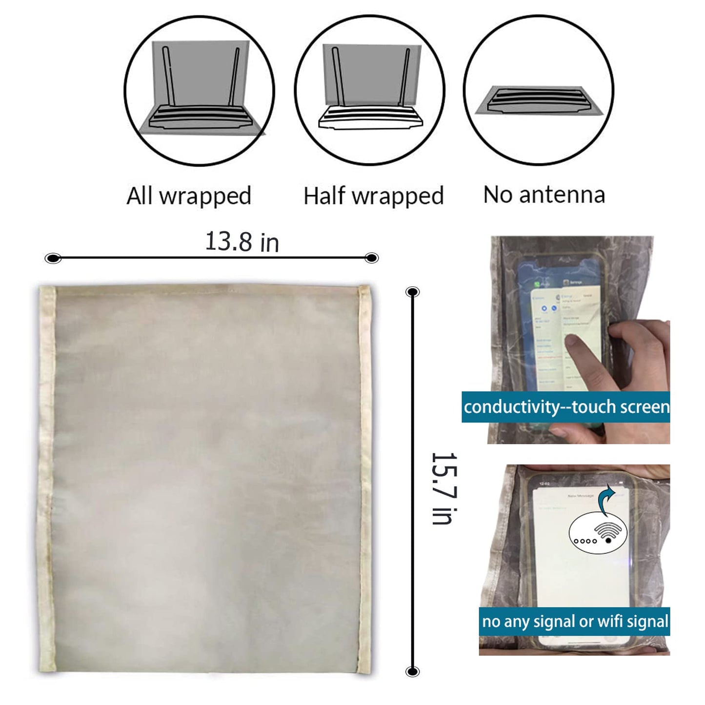 Wifi Blocker Wifi Router Cover Smart Meter Cover e M f Shield faraDay Bag e M f Protection Router faraDay Box e M f Blocker 5G Protection Radio