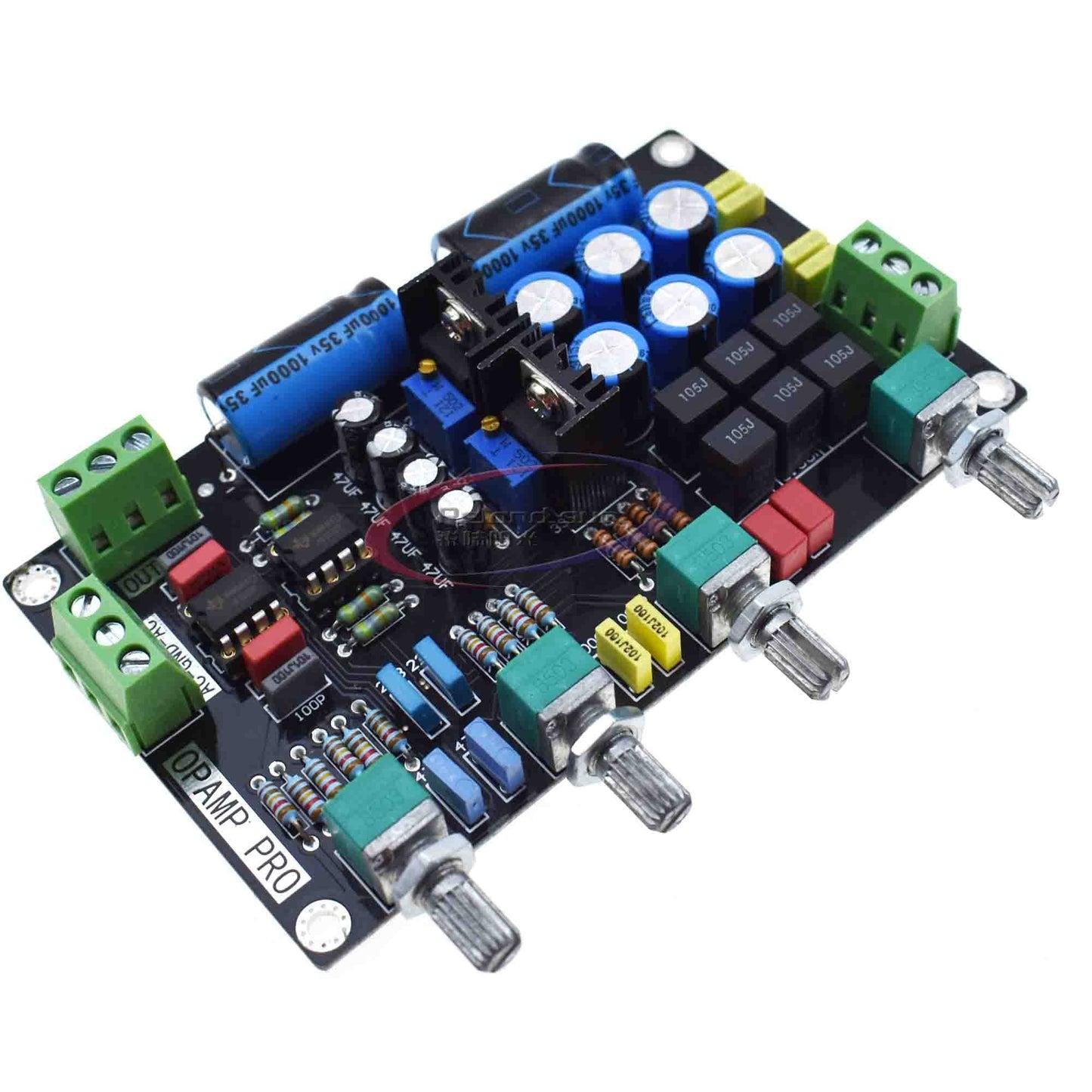 Reland Sun NE5532 Tone Preamp Board OP-AMP HIFI Amplifier Preamplifier Volume Tone Control Board