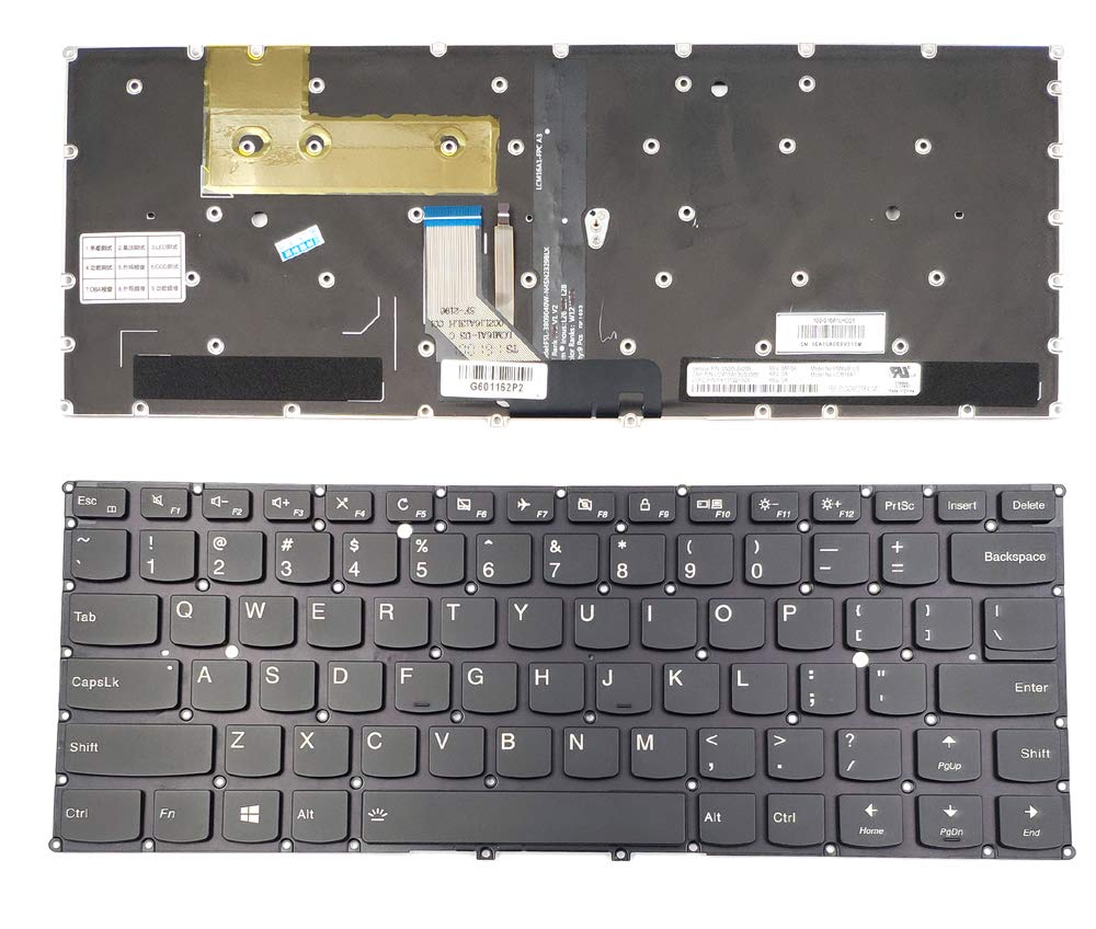 LPH Replacement Backlit Keyboard for Lenovo Yoga 910-13IKB Yoga 5 Pro Series Laptop