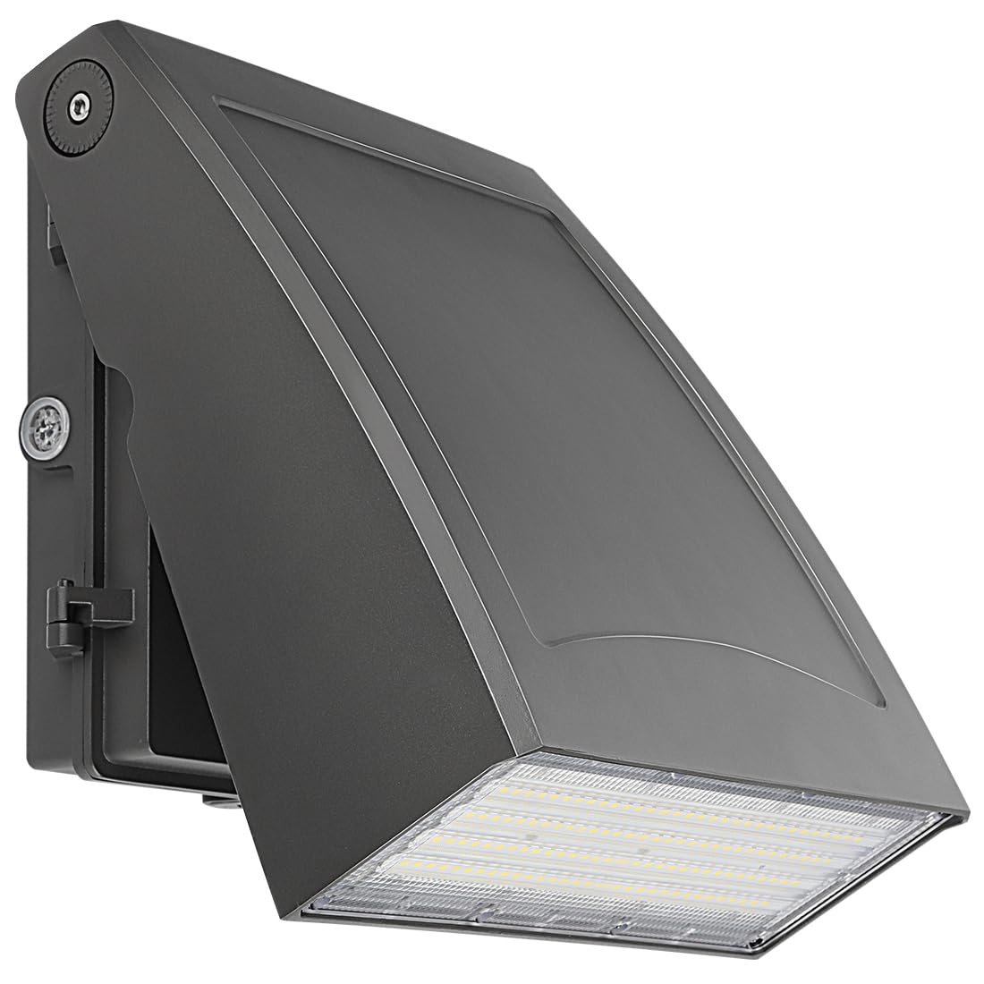 kadision 100W LED Wall Pack Light with Dusk-to-Dawn Photocell, 0-90° Adjustable Full Cutoff Outdoor Wall Light for House Yard Garage, 13000lm 5000K