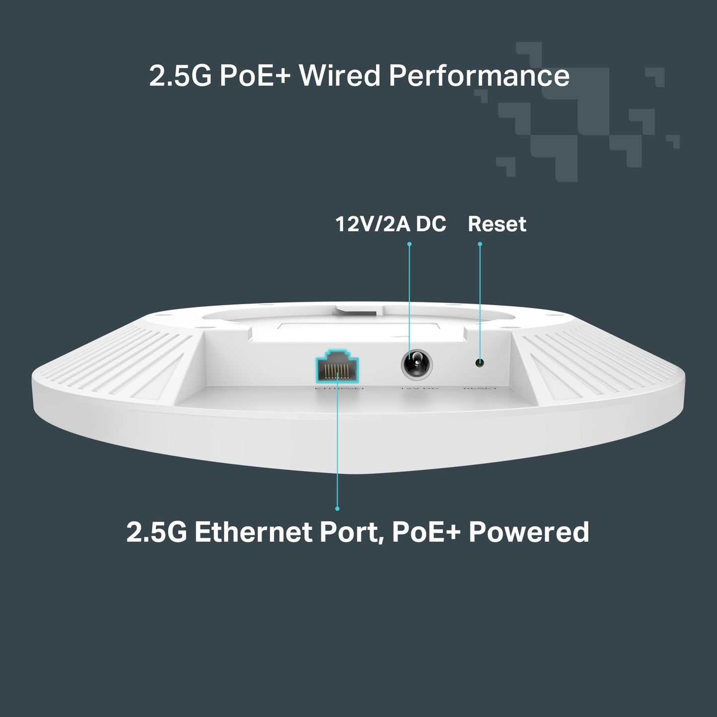 TP-Link Festa F76 | Ultra-Slim BE11000 WiFi 7 2.5G Tri-Band Wireless Access Point | Mesh, Seamless Roaming, 6 GHz, MLO | Self-Organizing Network |