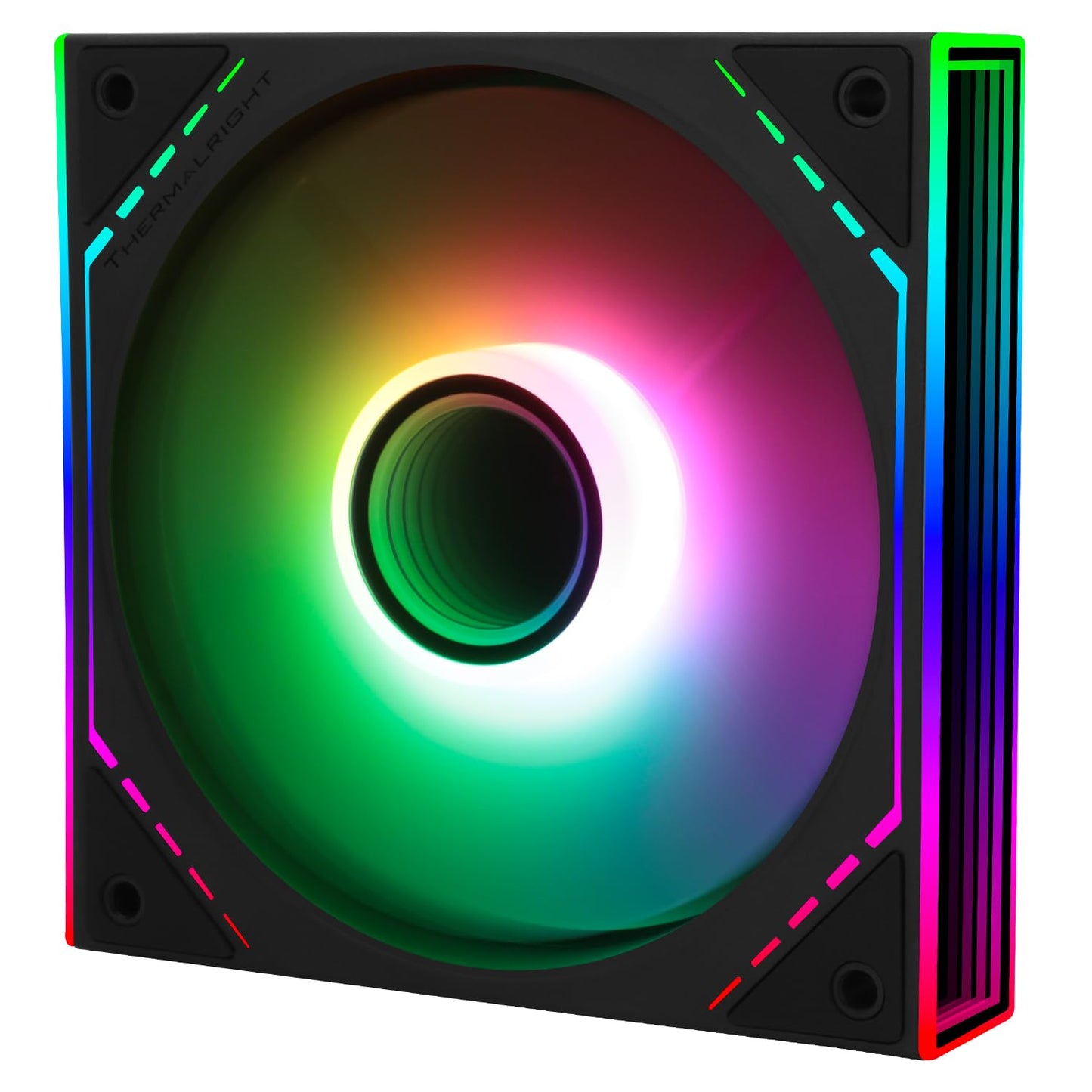 Thermalright TL-M12R-S CPU Case Fan, 120mm with ARGB Mirror Light Effect,4pin PWM Silent Computer Cooler ARGB Fan, for Case CPU Liquid Cooler and CPU