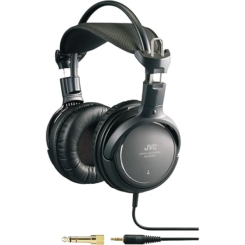 JVC HARX900 Dynamic Sound High-Grade Full-Size Headphones, Black